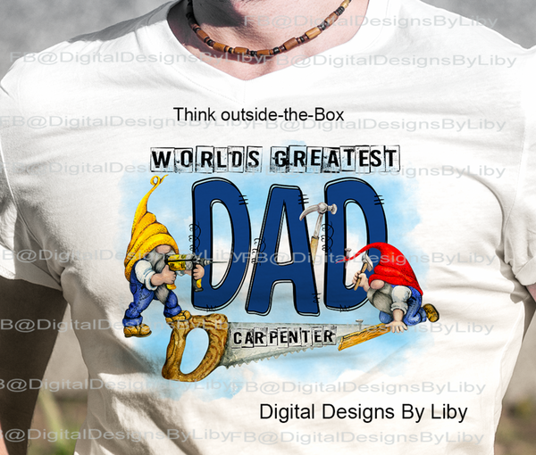 World's Greatest Carpenter Flex Design for Tumblers, Mugs, T-Shirts & More