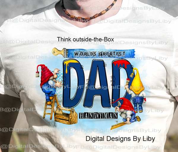 World's Greatest Handyman Flex Design for Tumblers, Mugs, T-Shirts & More