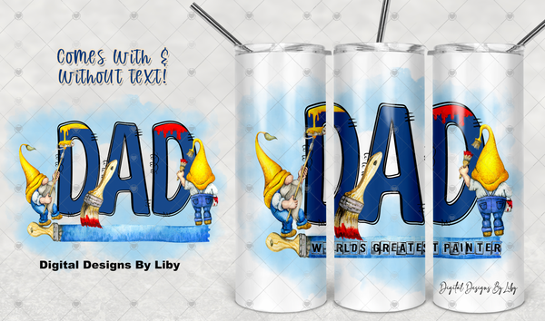 World's Greatest Painter Flex Design for Tumblers, Mugs, T-Shirts & More