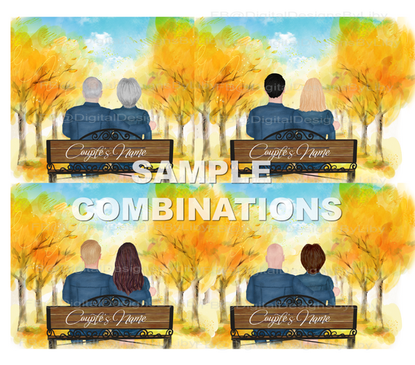 FOREVER & ALWAYS I (Light Skin Couples Mug Design)