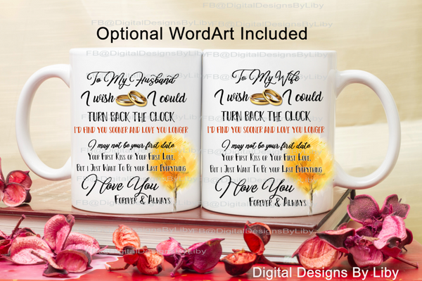FOREVER & ALWAYS II (Dark Skin Couples Mug Design)