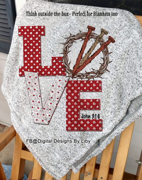 LOVE 3:16 (2 Designs for Mugs, Pillows, T-Shirts & More)