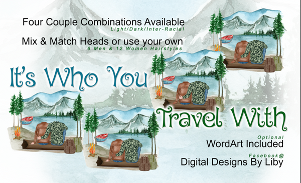 CAMPING LOVERS MEGA BUNDLE (Light, Dark & Inter-Racial)