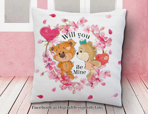 BE MINE BEARS TShirt, Pillow & More