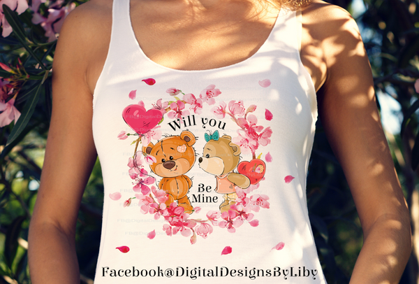 BE MINE BEARS TShirt, Pillow & More