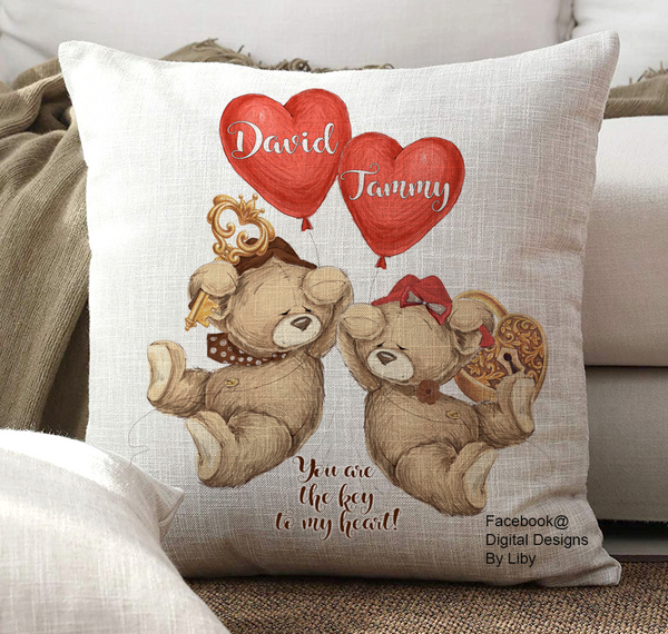 KEY TO MY HEART (Designs for Mug, Pillow, T-Shirt & More)