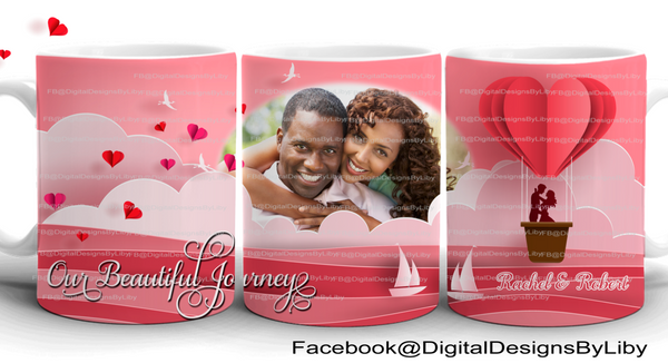 BEAUTIFUL JOURNEY Mug & Slate Designs + Bonus WordArt