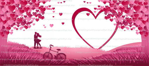 Couple In Meadow Mug Template