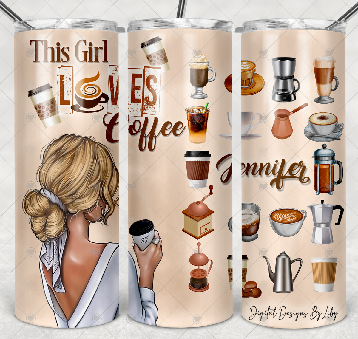 Design Your Own Coffee/Cocktail Tumbler – Rubi and Lib Design Studio