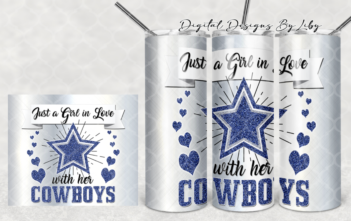 Cowboys Tumbler – The Farmer's Wife Designs