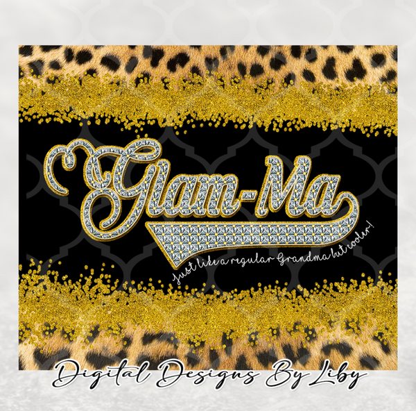 GLAM-MA 20oz SKINNY TUMBLER