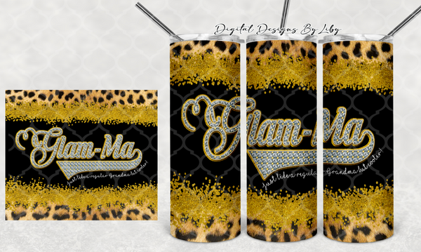 GLAM-MA 20oz SKINNY TUMBLER