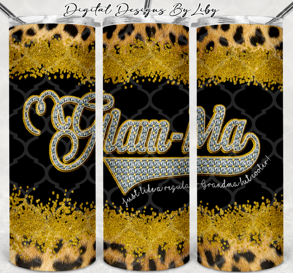 GLAM-MA 20oz SKINNY TUMBLER