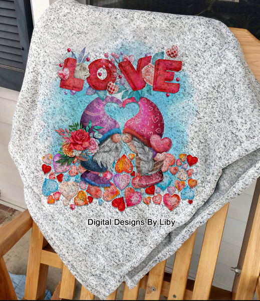 LOVE GNOMES 20oz SKINNY, MUG & 12x12 Design
