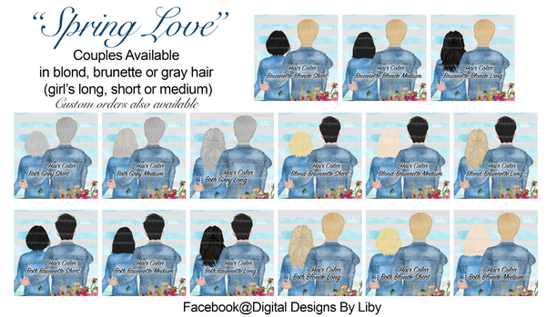 SPRING LOVE (Mug, Pillow & More) CHOOSE YOUR FAVORITE COUPLE