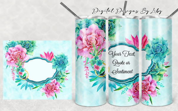 SUCCULENTS 20oz SKINNY n MUG