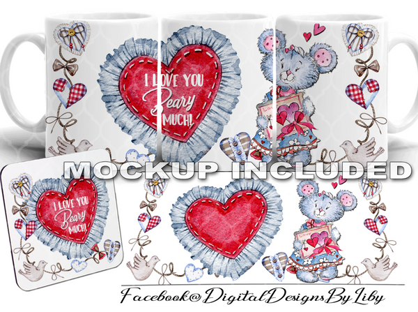 BEARY LOVE (Mug, Coaster, Pillow & More)