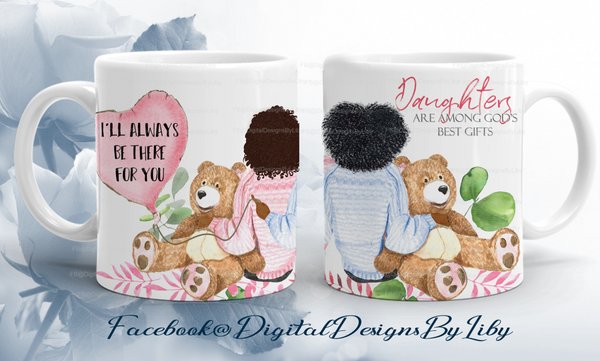 BEARS & BALLOONS MEGA BUNDLE 2 (Dark Skin Beauties-Mug, Pillow & More)
