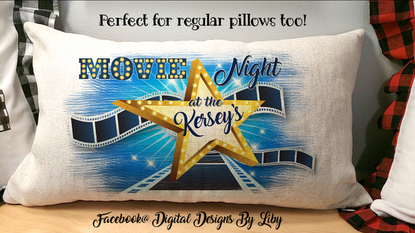MOVIE NIGHT! (Book/Pocket Pillow & Blanket Design)