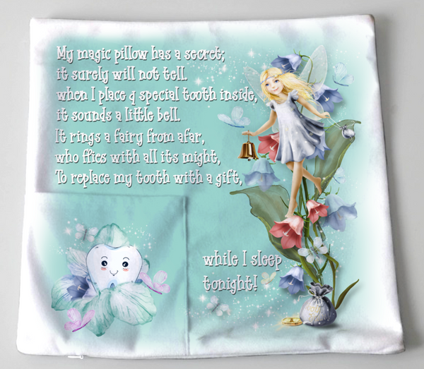 TOOTH FAIRY FLORAL PILLOW & POUCH DESIGNS
