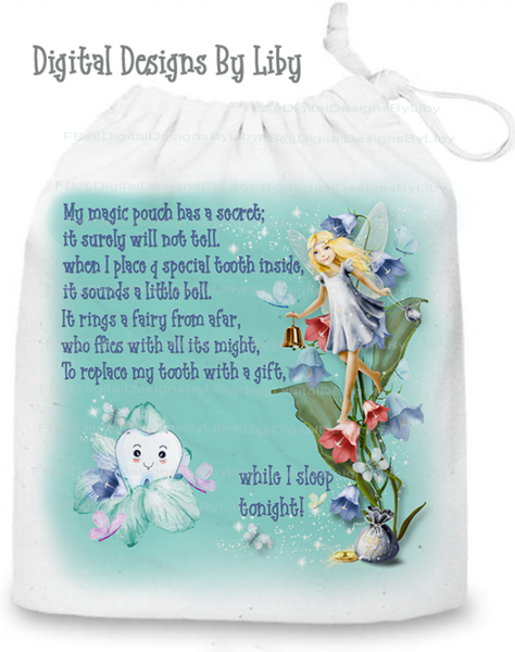 TOOTH FAIRY FLORAL PILLOW & POUCH DESIGNS