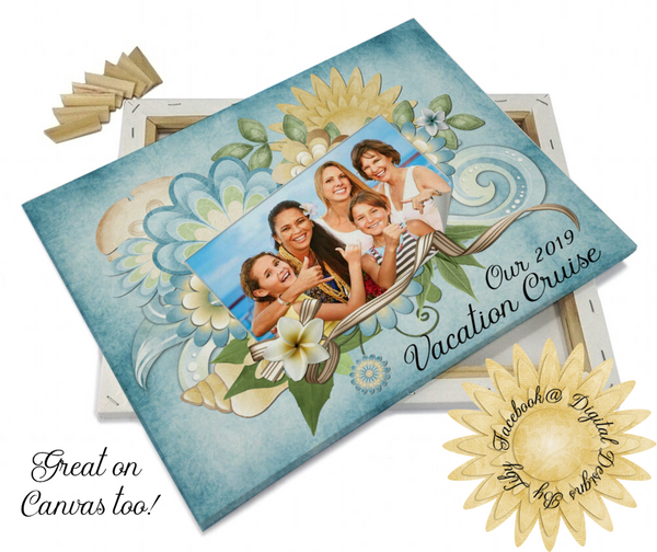 SUMMER MEMORIES (Photo & Mouse Template)