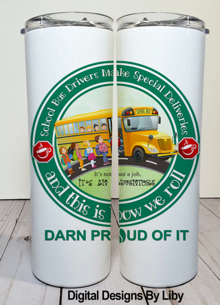 SCHOOL BUS DRIVERS (Designs for Tees, Mugs & More)