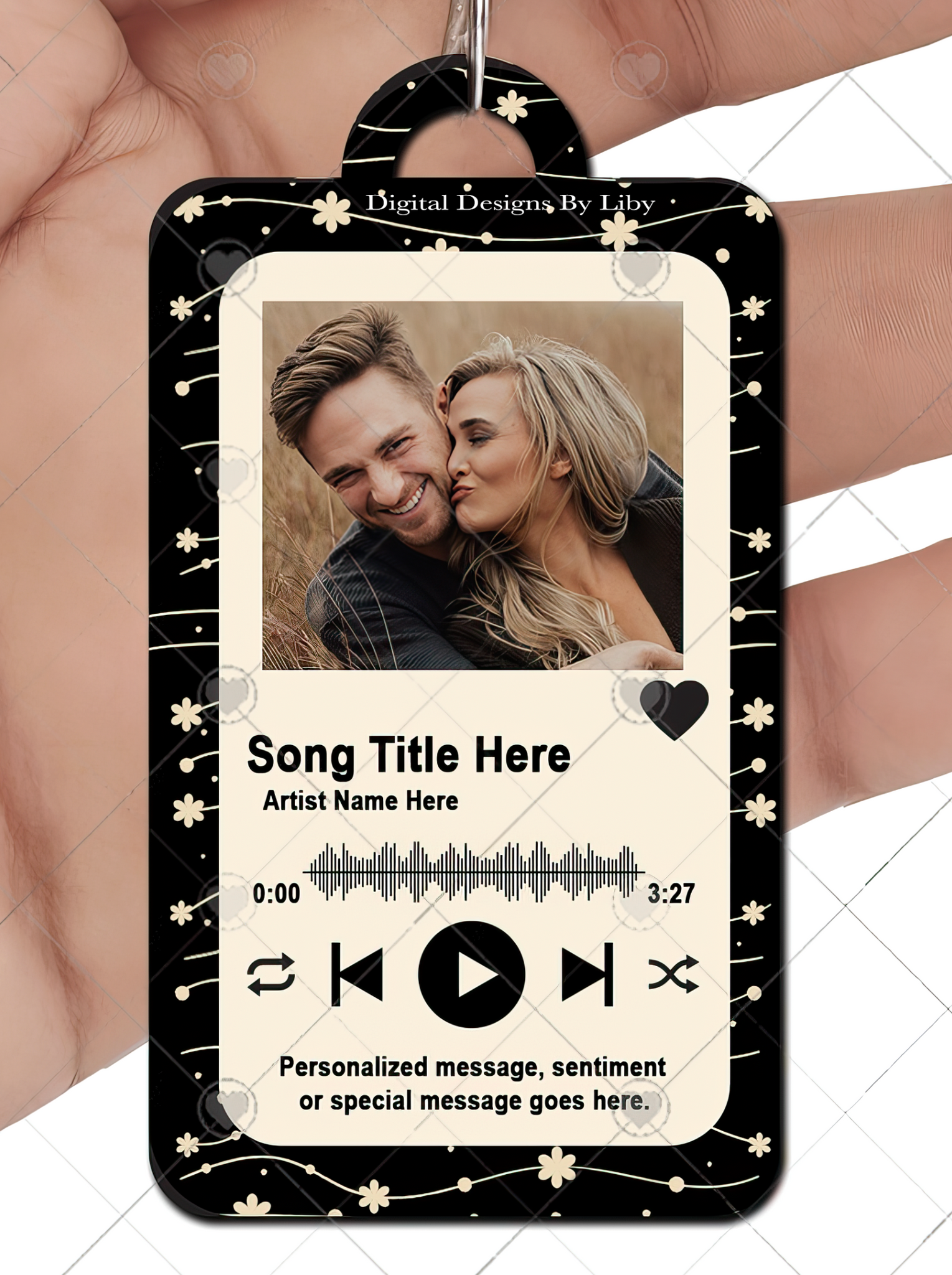 OUR FAVORITE SONG Key Ring Tag (LASER Ready Tag & Sublimation Design BUNDLE)