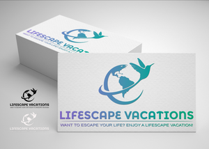 LIFESCAPE VACATIONS LOGO Custom Logo