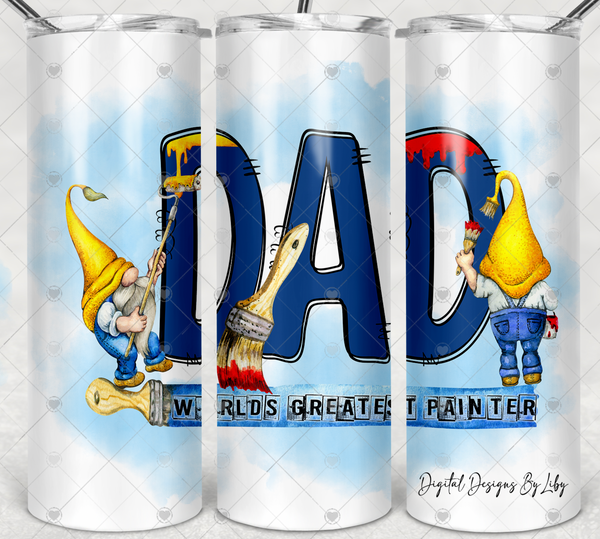 World's Greatest Painter Flex Design for Tumblers, Mugs, T-Shirts & More