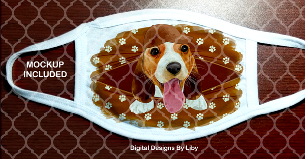 PEEK-A-BOO PETS BOY Beagle (Center & Full Designs)