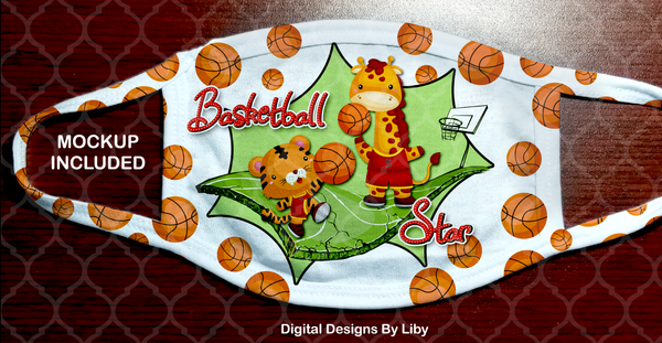 BASKETBALL STAR (Full & Center Designs)