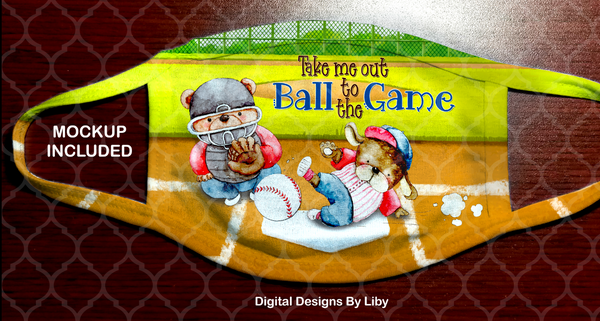 TAKE ME OUT TO THE BALL GAME  (Full & Center Designs)