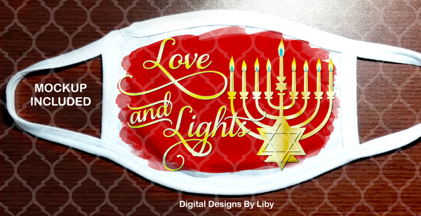 CHANUKAH LOVE & LIGHTS (Center & Full Designs)