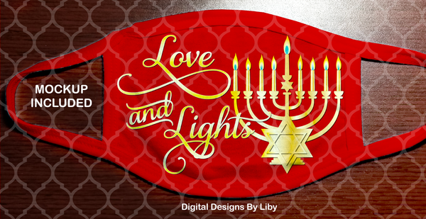 CHANUKAH LOVE & LIGHTS (Center & Full Designs)