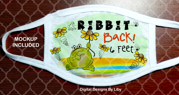 RIBBIT BACK 6 FEET! (Full & Center Designs)