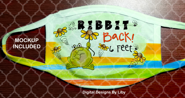 RIBBIT BACK 6 FEET! (Full & Center Designs)