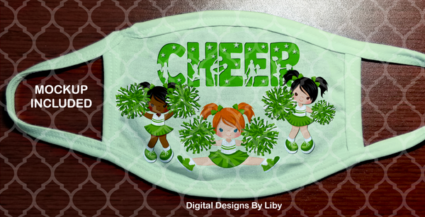 CHEER GIRLS (Full & Center Designs)
