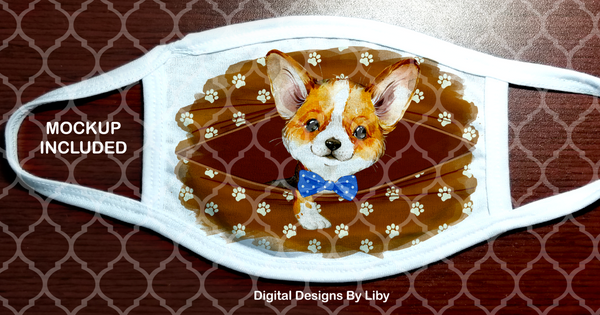 PEEK-A-BOO PETS BOY Corgi (Center & Full Designs)