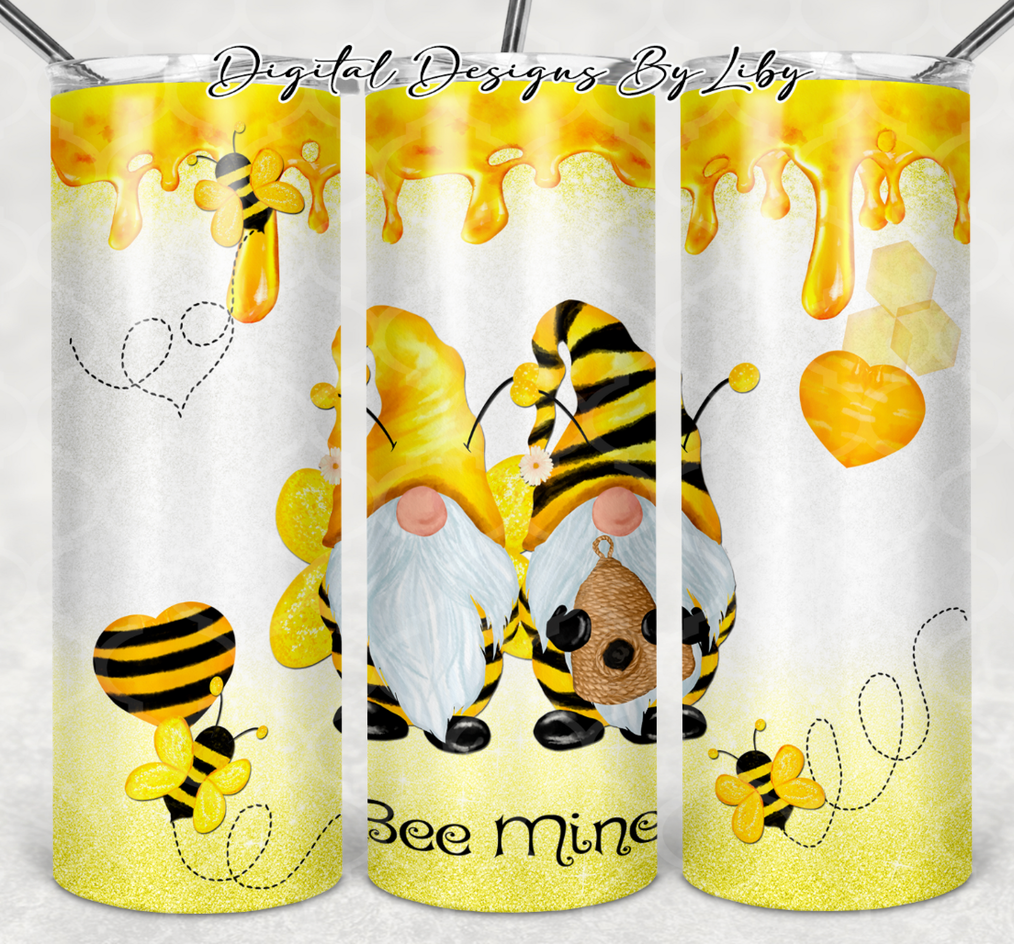 BEE MINE 20oz SKINNY n MUG