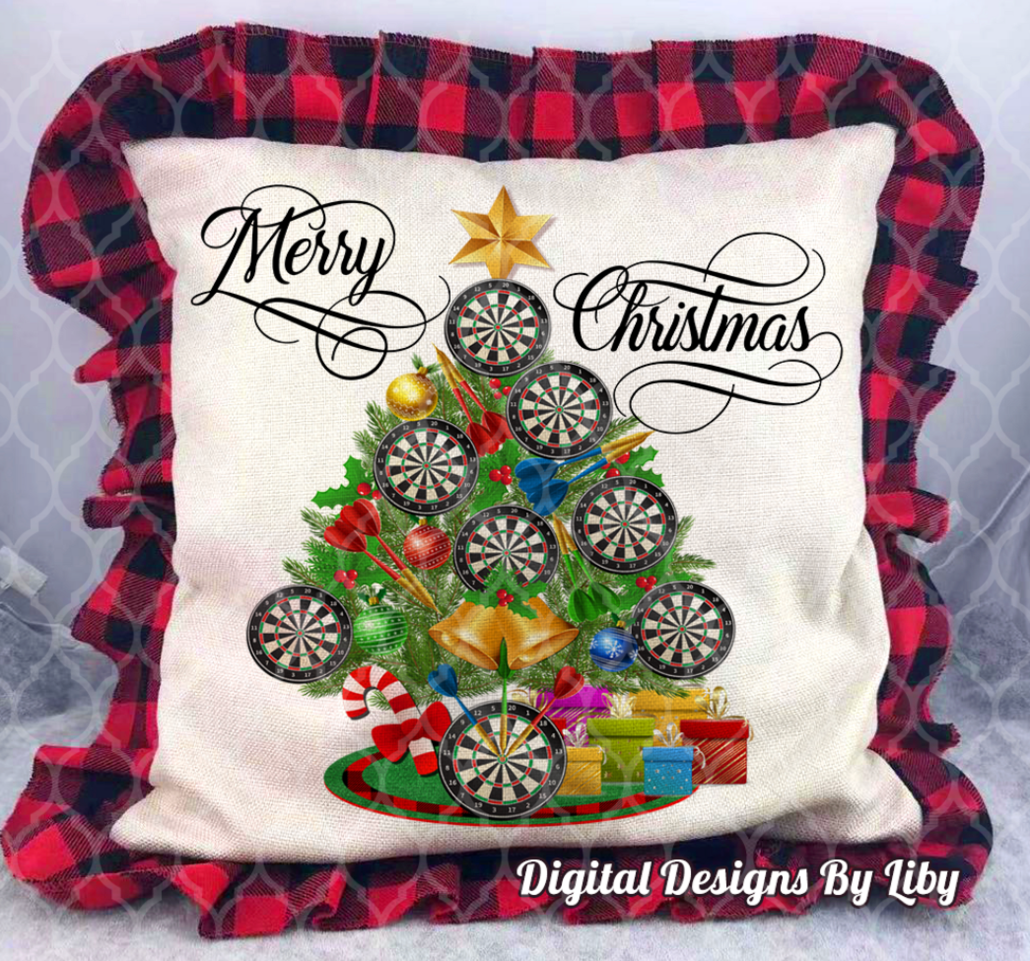 DARTS CHRISTMAS TREE BUNDLE (T-Shirt, Towel, Pillows, Mat & More)