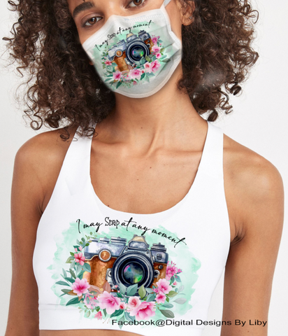 PHOTOGRAPHY LOVE/SNAP! (2 Mask & 2 T-Shirt Designs + Mockups)
