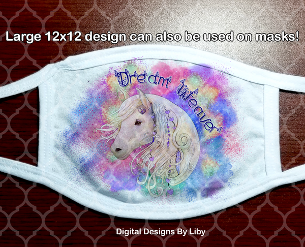 DREAM WEAVER! (Mask & T-Shirt/Pillow Designs + Mockups)