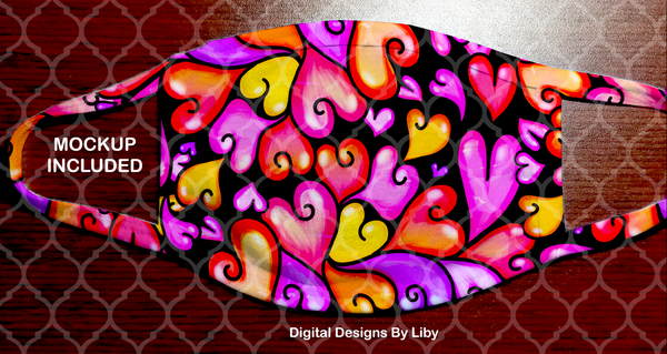 SWIRLY HEARTS (Full & Center Designs)