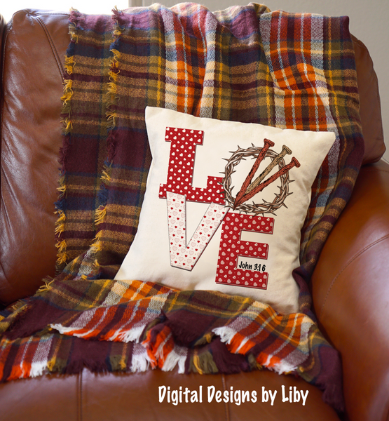 LOVE 3:16 (2 Designs for Mugs, Pillows, T-Shirts & More)