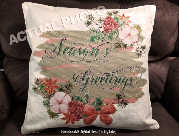 SEASON'S GREETINGS BUNDLE (Mug, Coaster, Towel & Pillow Designs)