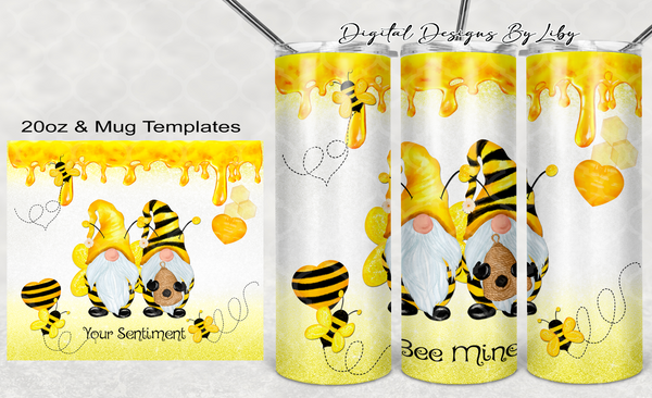 BEE MINE 20oz SKINNY n MUG