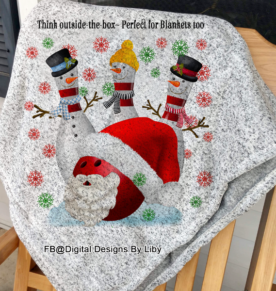 BOWLING CHRISTMAS TRIO (Mug, T-Shirt Designs & More)