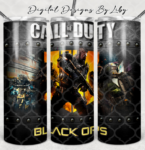 CALL OF DUTY 20oz SKINNY TUMBLER