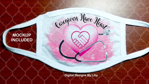 CAREGIVERS HAVE HEART (Center & Full Bleed Designs)